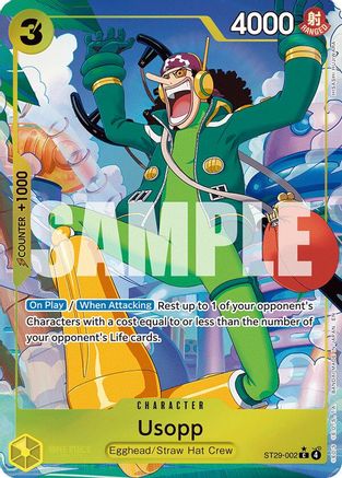 Usopp (Full Art) (ST29-002) - [Starter Deck 29: Egghead] Foil - Trinity Hobby