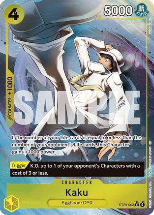 Kaku (Full Art) (ST29-003) - [Starter Deck 29: Egghead] Foil - Trinity Hobby