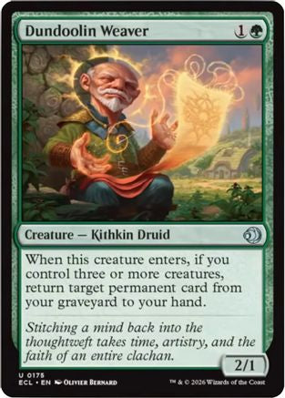 Dundoolin Weaver  [Foil]  (ECL-175) - [Lorwyn Eclipsed] - Trinity Hobby