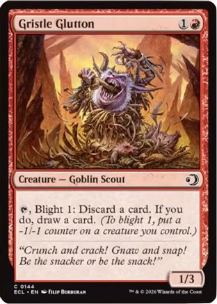 Gristle Glutton  [Foil]  (ECL-144) - [Lorwyn Eclipsed] - Trinity Hobby