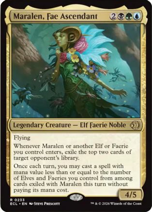 Maralen, Fae Ascendant  [Foil]  (ECL-233) - [Lorwyn Eclipsed] - Trinity Hobby