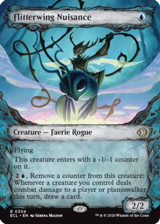 Flitterwing Nuisance (Showcase)  [Foil]  (ECL-304) - [Lorwyn Eclipsed]