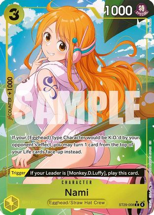 Nami (Full Art) (ST29-008) - [Starter Deck 29: Egghead] Foil - Trinity Hobby