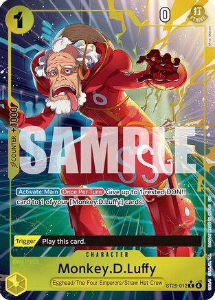 Monkey.D.Luffy (012) (Full Art) (ST29-012) - [Starter Deck 29: Egghead] Foil
