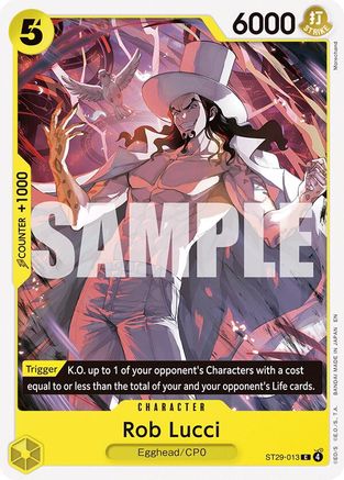 Rob Lucci (ST29-013) - [Starter Deck 29: Egghead]