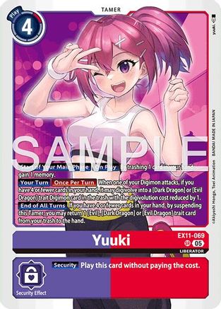 Yuuki (EX11-069) - [Dawn of Liberator] Foil - Trinity Hobby