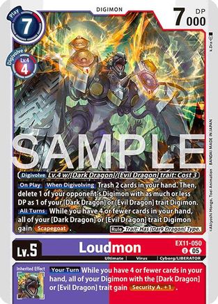 Loudmon (EX11-050) - [Dawn of Liberator]