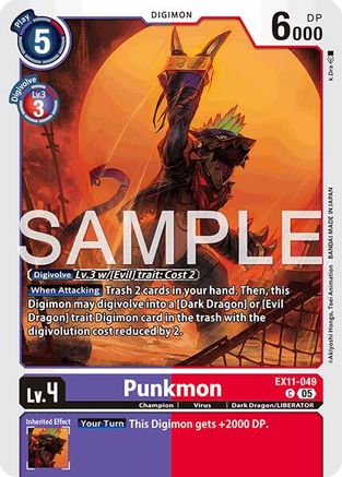 Punkmon (EX11-049) - [Dawn of Liberator]