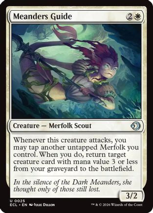 Meanders Guide  [Foil]  (ECL-025) - [Lorwyn Eclipsed] - Trinity Hobby
