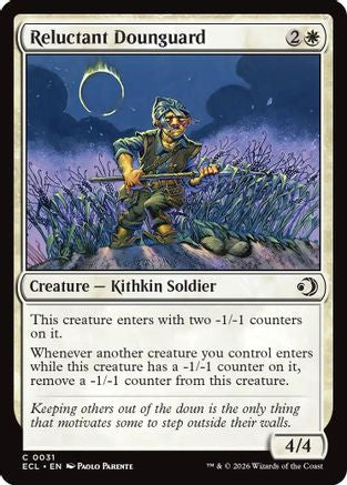 Reluctant Dounguard  [Foil]  (ECL-031) - [Lorwyn Eclipsed] - Trinity Hobby