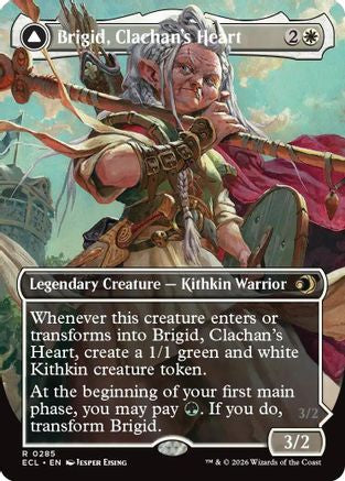 Brigid, Clachan's Heart (Borderless)  (ECL-285) - [Lorwyn Eclipsed] - Trinity Hobby