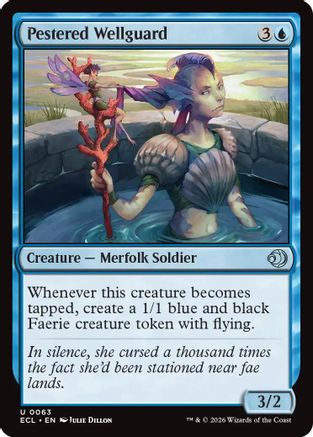 Pestered Wellguard  [Foil]  (ECL-063) - [Lorwyn Eclipsed] - Trinity Hobby