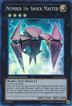 Number 16: Shock Master [CT09-EN014] Super Rare - Trinity Hobby