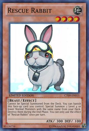 Rescue Rabbit [CT09-EN015] Super Rare - Trinity Hobby