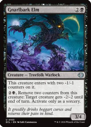 Gnarlbark Elm  [Foil]  (ECL-103) - [Lorwyn Eclipsed] - Trinity Hobby