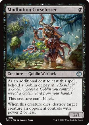 Mudbutton Cursetosser  [Foil]  (ECL-112) - [Lorwyn Eclipsed] - Trinity Hobby