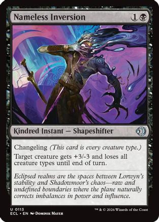 Nameless Inversion  [Foil]  (ECL-113) - [Lorwyn Eclipsed] - Trinity Hobby
