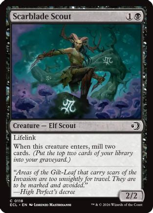 Scarblade Scout  [Foil]  (ECL-118) - [Lorwyn Eclipsed] - Trinity Hobby