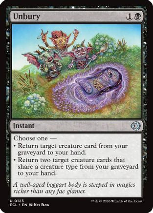 Unbury  [Foil]  (ECL-123) - [Lorwyn Eclipsed] - Trinity Hobby