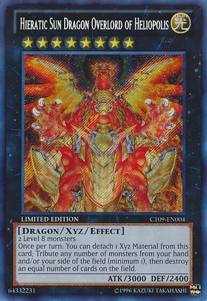 Hieratic Sun Dragon Overlord of Heliopolis [CT09-EN004] Secret Rare - Trinity Hobby