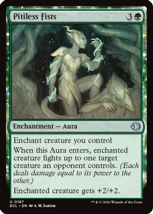 Pitiless Fists  [Foil]  (ECL-187) - [Lorwyn Eclipsed] - Trinity Hobby