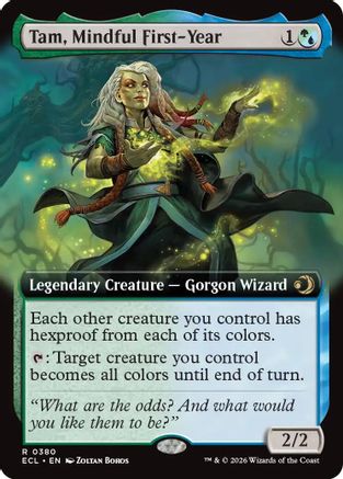 Tam, Mindful First-Year (Extended Art)  (ECL-380) - [Lorwyn Eclipsed] - Trinity Hobby
