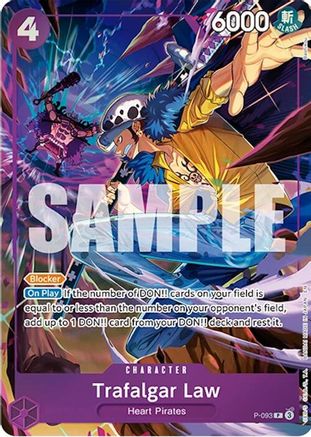 Trafalgar Law (Illustration Box Vol.6) (P-093) - [One Piece Promotion Cards] Foil - Trinity Hobby