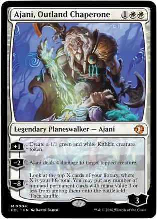 Ajani, Outland Chaperone  (ECL-004) - [Lorwyn Eclipsed] - Trinity Hobby