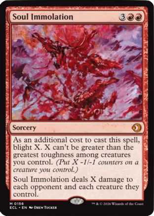 Soul Immolation  [Foil]  (ECL-156) - [Lorwyn Eclipsed] - Trinity Hobby