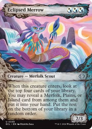 Eclipsed Merrow (Showcase)  (ECL-339) - [Lorwyn Eclipsed] - Trinity Hobby