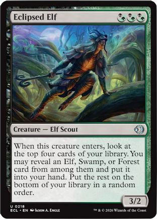 Eclipsed Elf  [Foil]  (ECL-218) - [Lorwyn Eclipsed] - Trinity Hobby