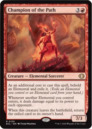 Champion of the Path  [Foil]  (ECL-130) - [Lorwyn Eclipsed] - Trinity Hobby