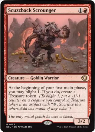 Scuzzback Scrounger  [Foil]  (ECL-153) - [Lorwyn Eclipsed] - Trinity Hobby