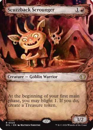 Scuzzback Scrounger (Showcase)  (ECL-320) - [Lorwyn Eclipsed] - Trinity Hobby