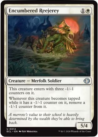 Encumbered Reejerey  [Foil]  (ECL-014) - [Lorwyn Eclipsed]