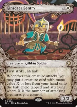 Kinscaer Sentry (Showcase)  (ECL-300) - [Lorwyn Eclipsed] - Trinity Hobby