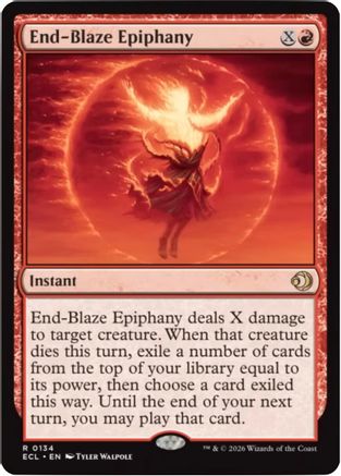 End-Blaze Epiphany  [Foil]  (ECL-134) - [Lorwyn Eclipsed] - Trinity Hobby
