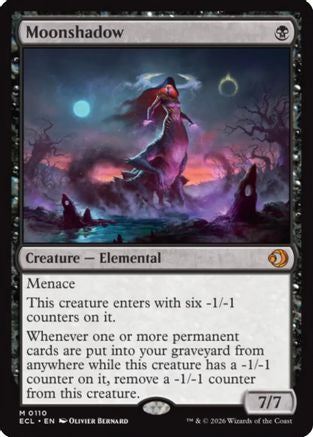 Moonshadow  [Foil]  (ECL-110) - [Lorwyn Eclipsed] - Trinity Hobby