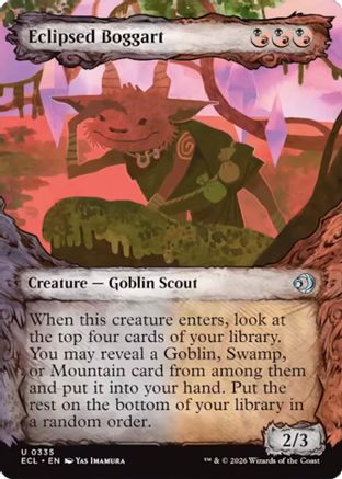 Eclipsed Boggart (Showcase)  [Foil]  (ECL-335) - [Lorwyn Eclipsed] - Trinity Hobby