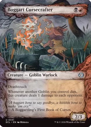 Boggart Cursecrafter (Showcase)  (ECL-331) - [Lorwyn Eclipsed] - Trinity Hobby