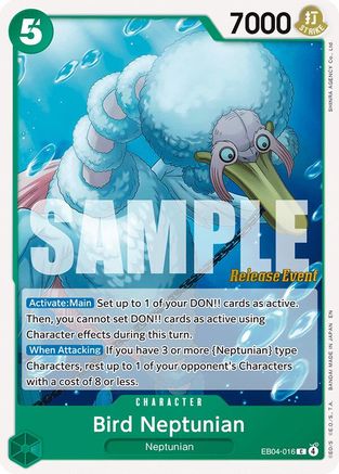 Bird Neptunian (EB04-016) - [The Azure Sea's Seven Release Event Cards]