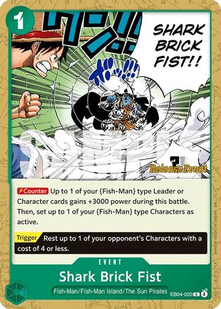 Shark Brick Fist (EB04-020) - [The Azure Sea's Seven Release Event Cards]