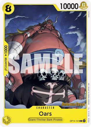 Oars (OP14-101) - [The Azure Sea's Seven Release Event Cards]