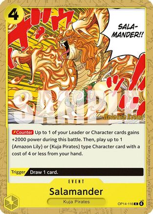 Salamander (OP14-116) - [The Azure Sea's Seven Release Event Cards]