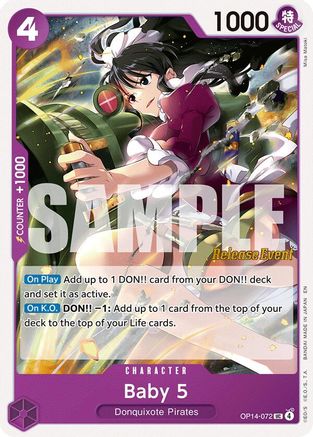 Baby 5 (OP14-072) - [The Azure Sea's Seven Release Event Cards]
