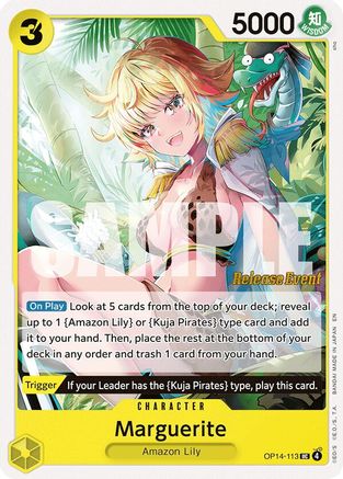 Marguerite (OP14-113) - [The Azure Sea's Seven Release Event Cards]