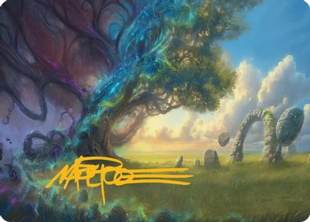 Morningtide's Light Art Card (Gold-Stamped Signature)  (ASECL-002) - [Art Series: Lorwyn Eclipsed] - Trinity Hobby