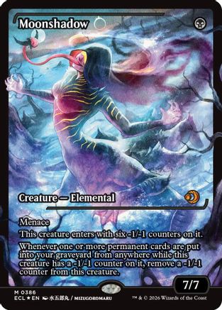 Moonshadow (0386) (Showcase)  [Foil]  (ECL-386) - [Lorwyn Eclipsed] - Trinity Hobby