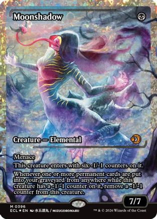 Moonshadow (0396) (Showcase) (Fracture Foil)  [Foil]  (ECL-396) - [Lorwyn Eclipsed] - Trinity Hobby