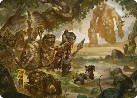 Protective Response Art Card (Gold-Stamped Signature)  (ASECL-003) - [Art Series: Lorwyn Eclipsed] - Trinity Hobby